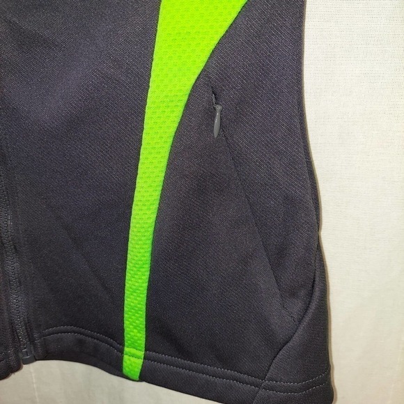 FILA Sport Jogging Jacket, Green/Black, Zipper Front, Pockets, XS - Picture 5 of 11